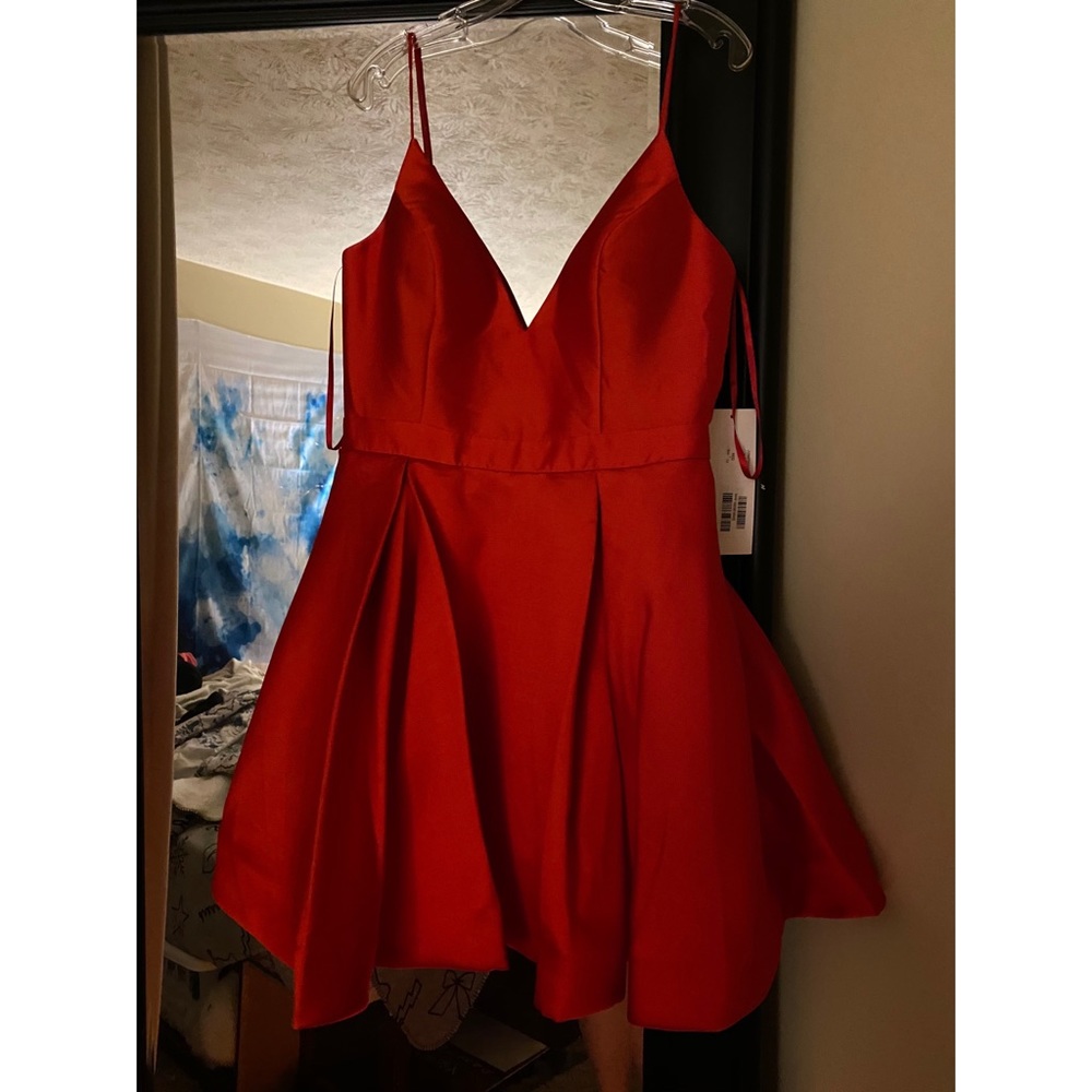 Red Jovani Short Dress